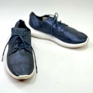 FootJoy Flex LX Blue sparkle metallic golf shoes brogues sneakers leather 7.5